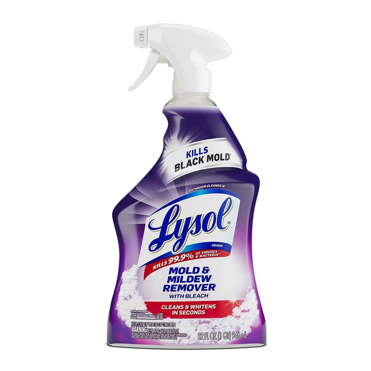 Lysol Mildew Remover Spray with Bleach 32 Ounce