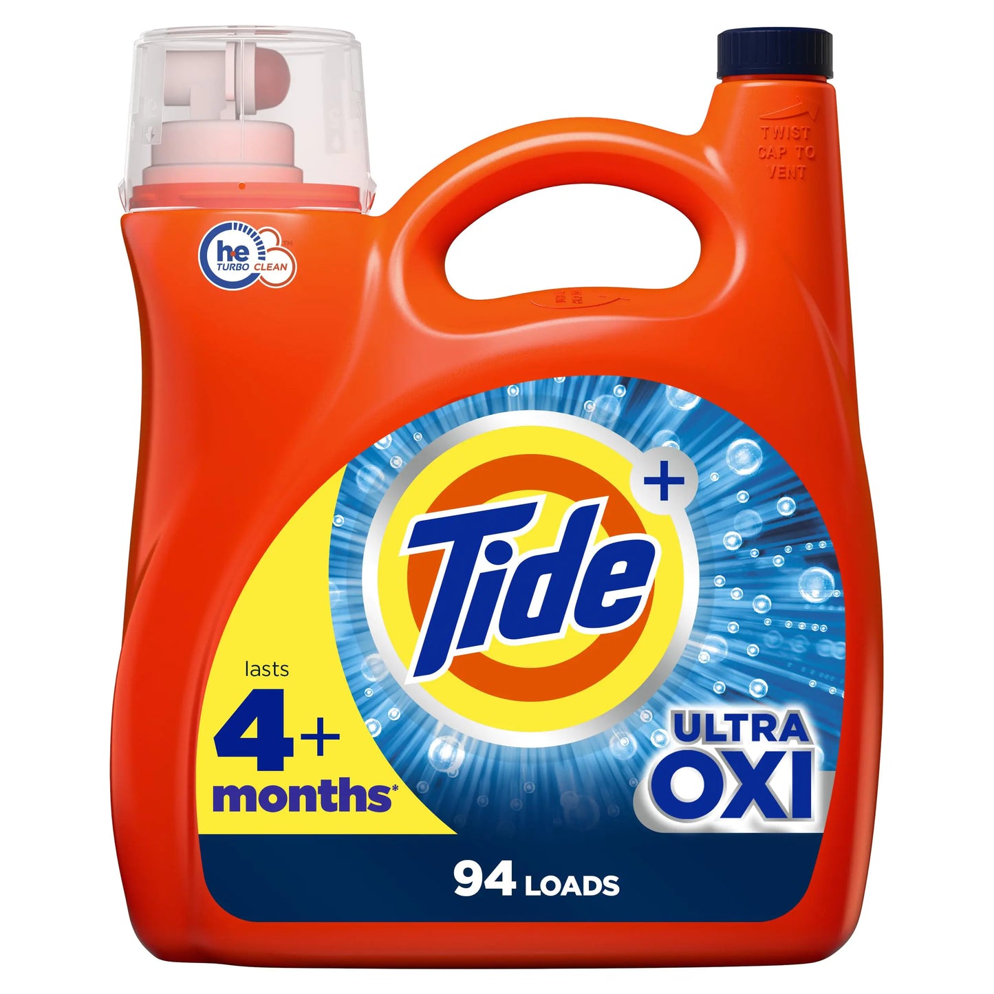 Tide Ultra Oxi Liquid Laundry Detergent Soap HE Compatible 94 Loads 132 fl oz Tide Laundry Detergent Liquid Laundry Detergent