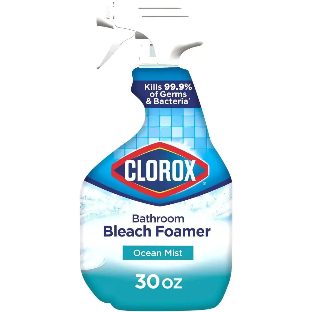Clorox Bleach Foamer Bathroom Cleaner 30 Fl Oz (Pack of 2)