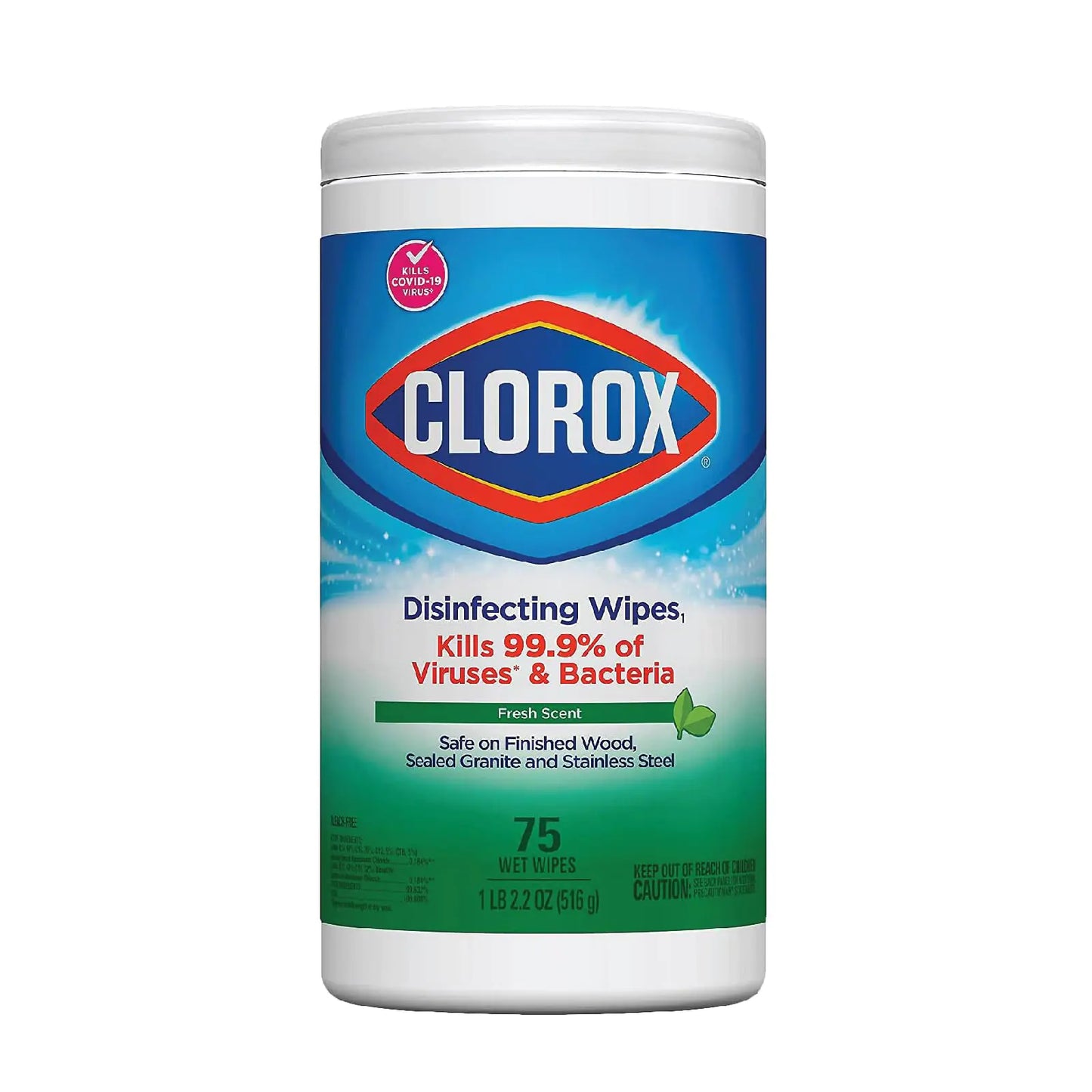 Clorox Disinfecting Wipes Bleach Free Cleaning Wipes - Fresh Scent 75 Count