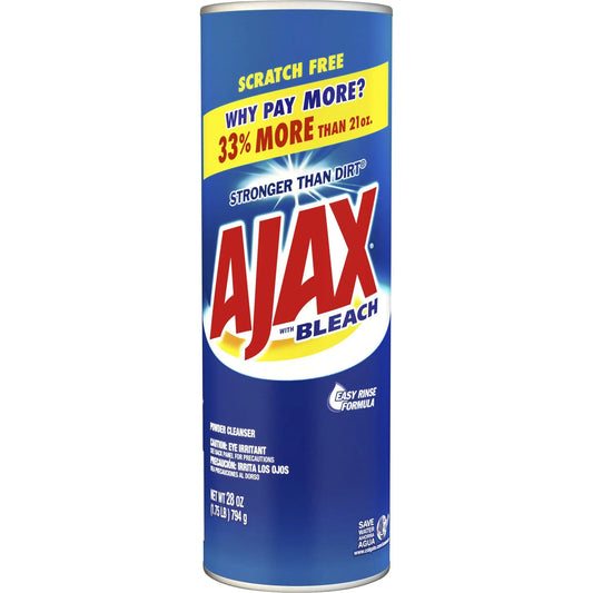 Ajax Powder Cleanser with Bleach 28 Ounce Blue (05374)
